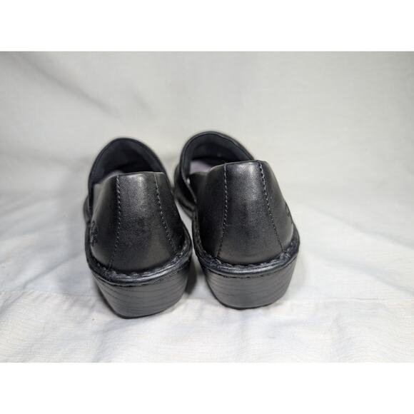 LILA Womens Shoes For Crews Clogs Black Platform Suregrip Non-Slip Work Shoes 7 - Picture 4 of 6